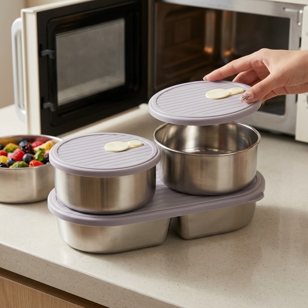 Meal Prep Kinder - Set di Contenitori per Pranzo in