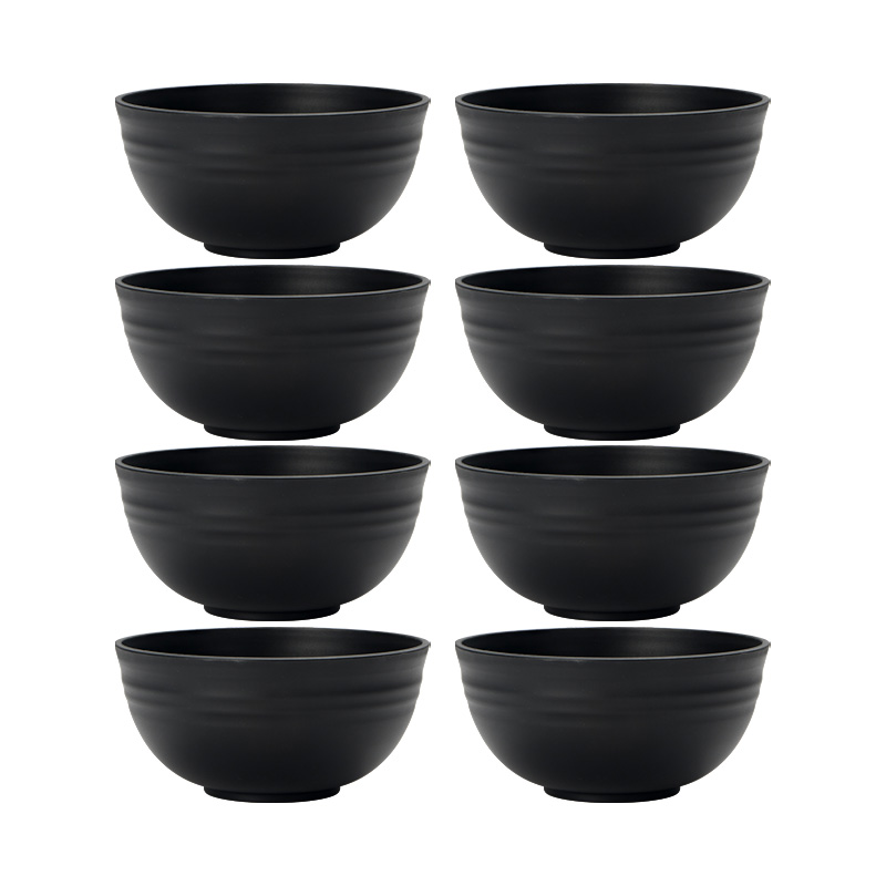 Meal Prep Bowl - 4/6/8 pezzi Ciotola Nera per Cereali