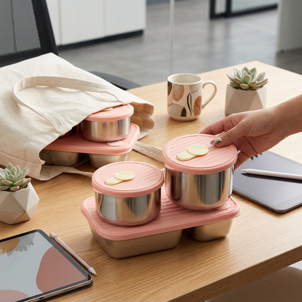 Meal Prep Kinder - Set di Contenitori per Pranzo in