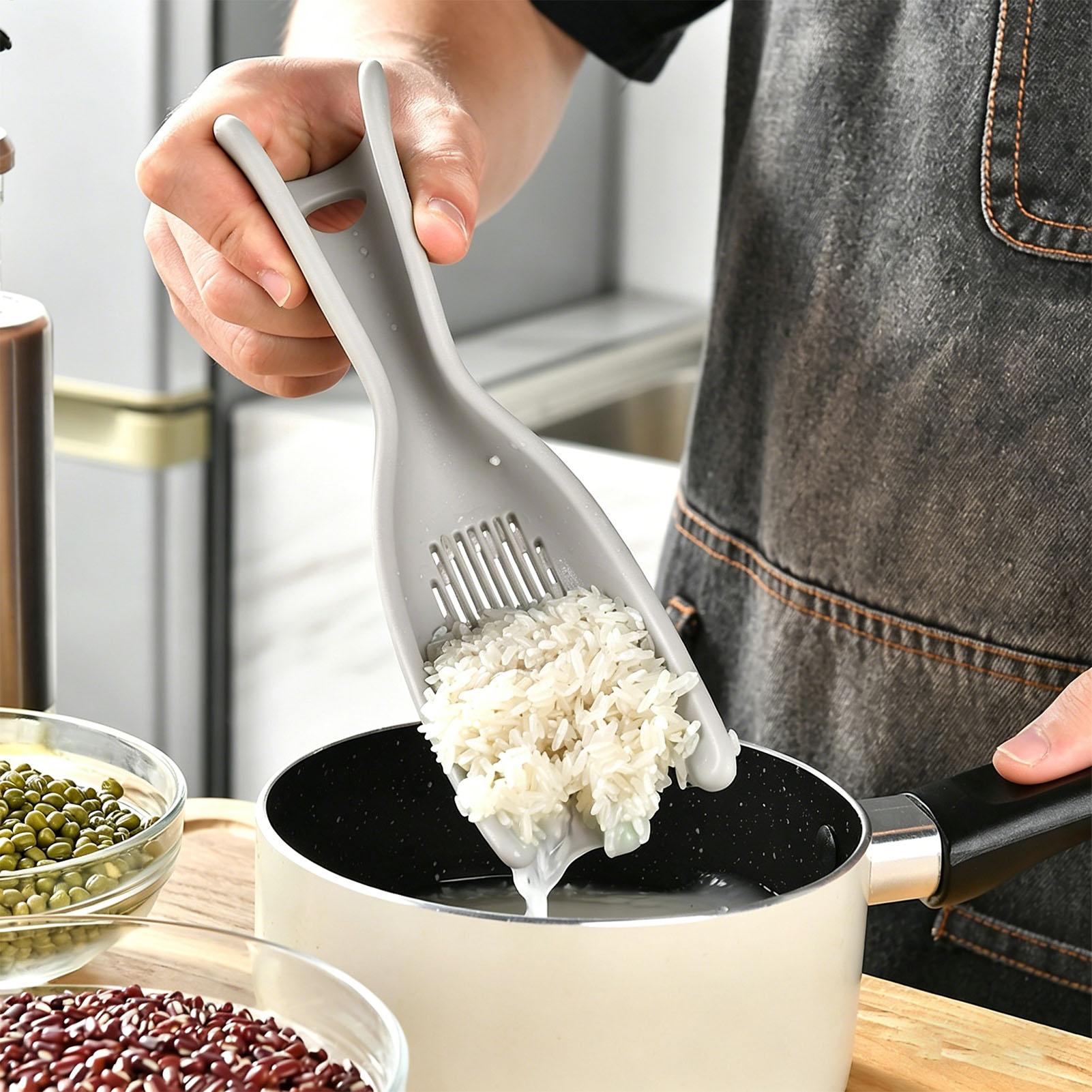 Meal Prep Rice - Colino per riso in silicone multifunzionale,