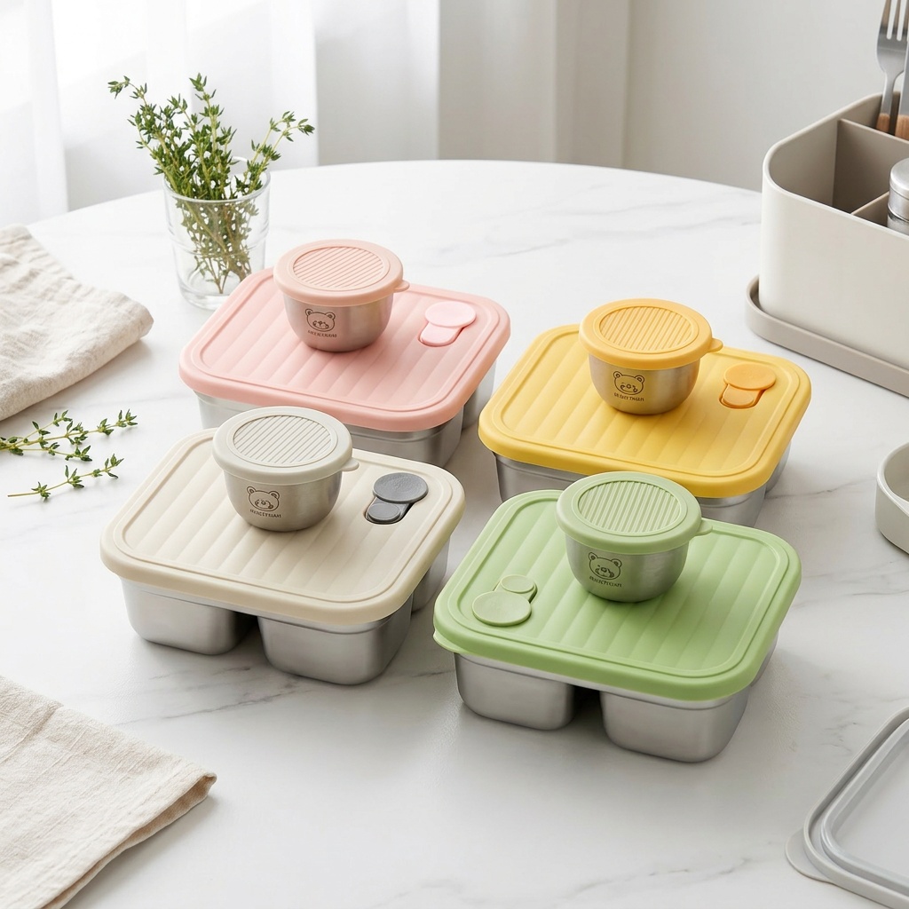 Meal Prep Kinder - Set di Contenitori per Pranzo in