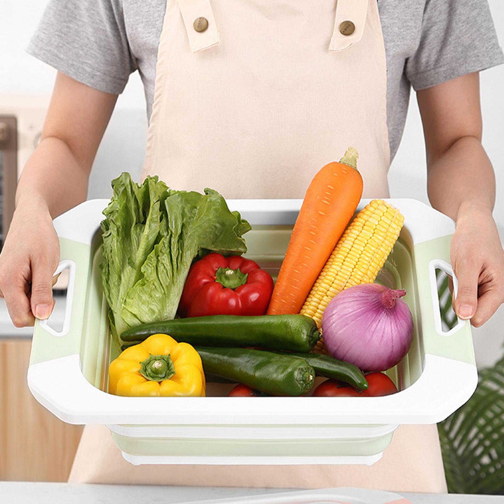 Meal Prep Cutting - Tagliere pieghevole Contenitore multiuso Preparazione dei