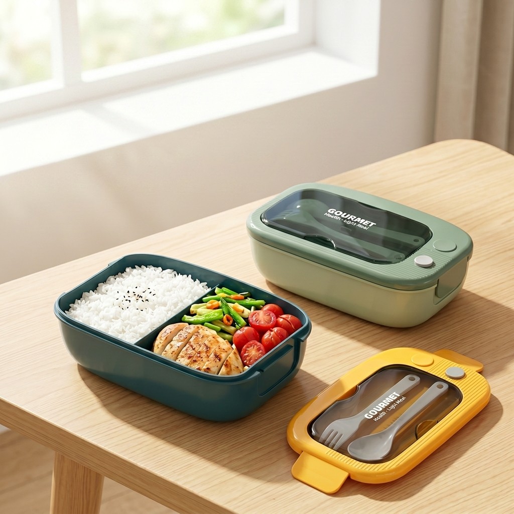 Meal Prep Kinder - Contenitore per Pranzo in Plastica per