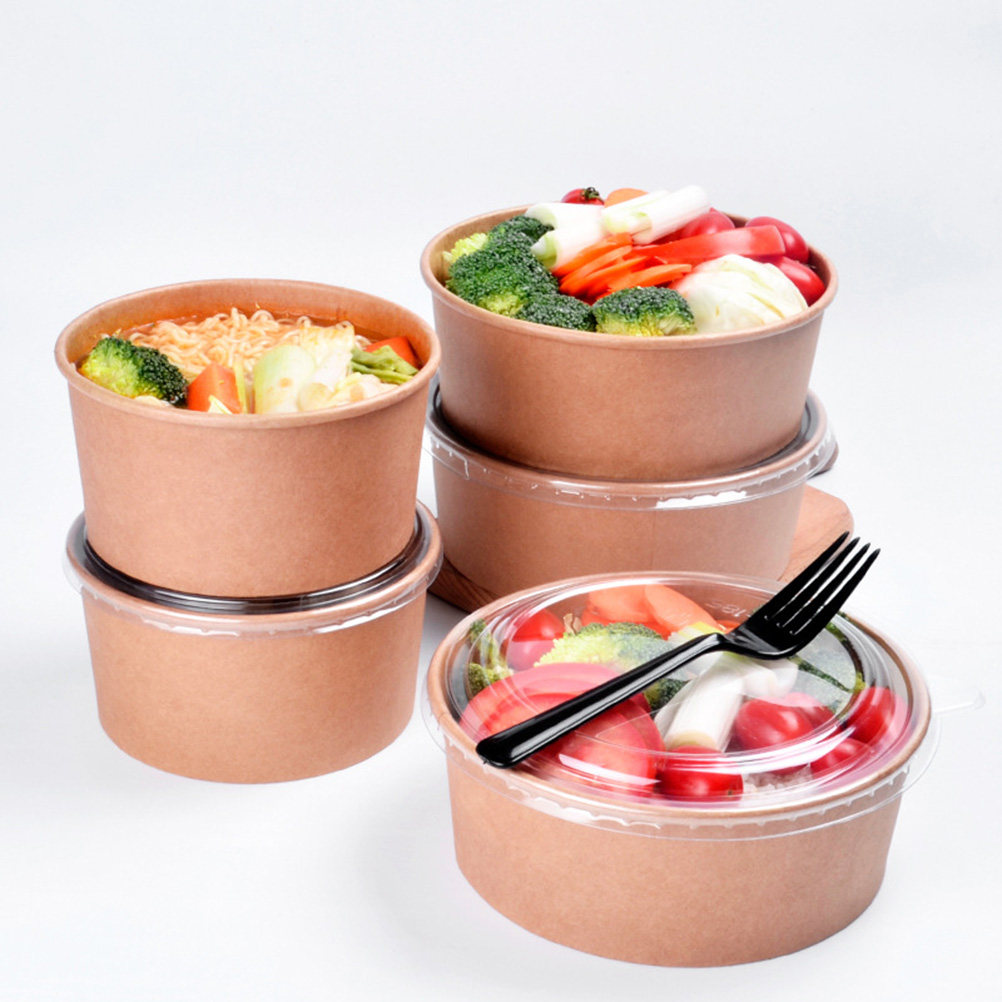 Meal Prep Food - 20 Pezzi di Ciotole in Carta