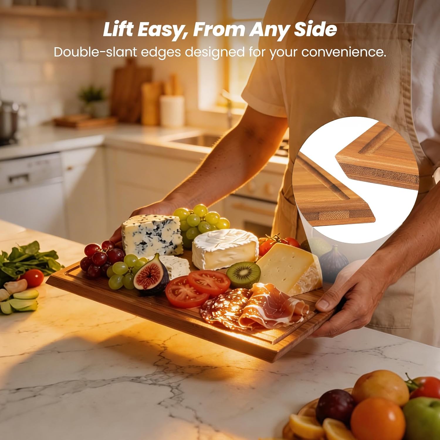 Set di taglieri in bambù con s - Meal Prep Cutting recensione e prezzo
