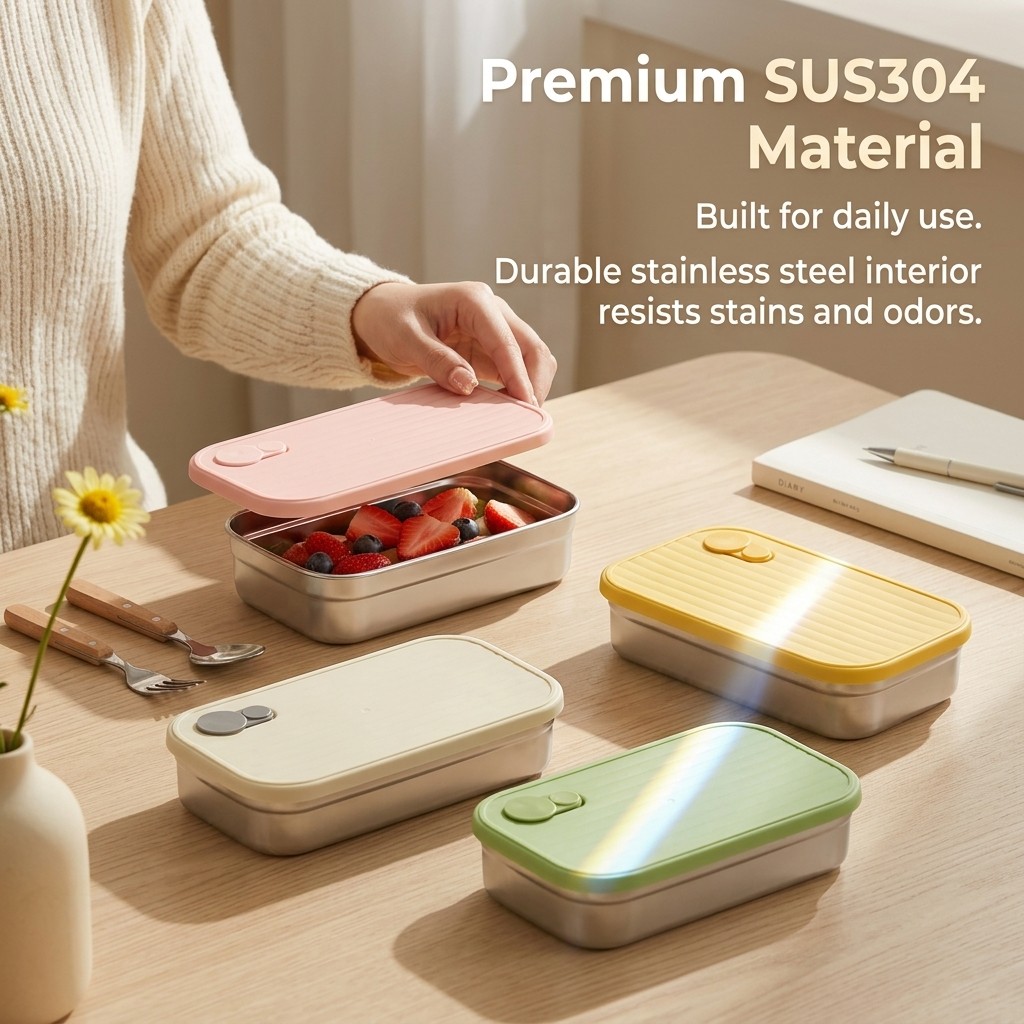 Contenitore per Pranzo in Acci - Meal Prep Kinder recensione e prezzo
