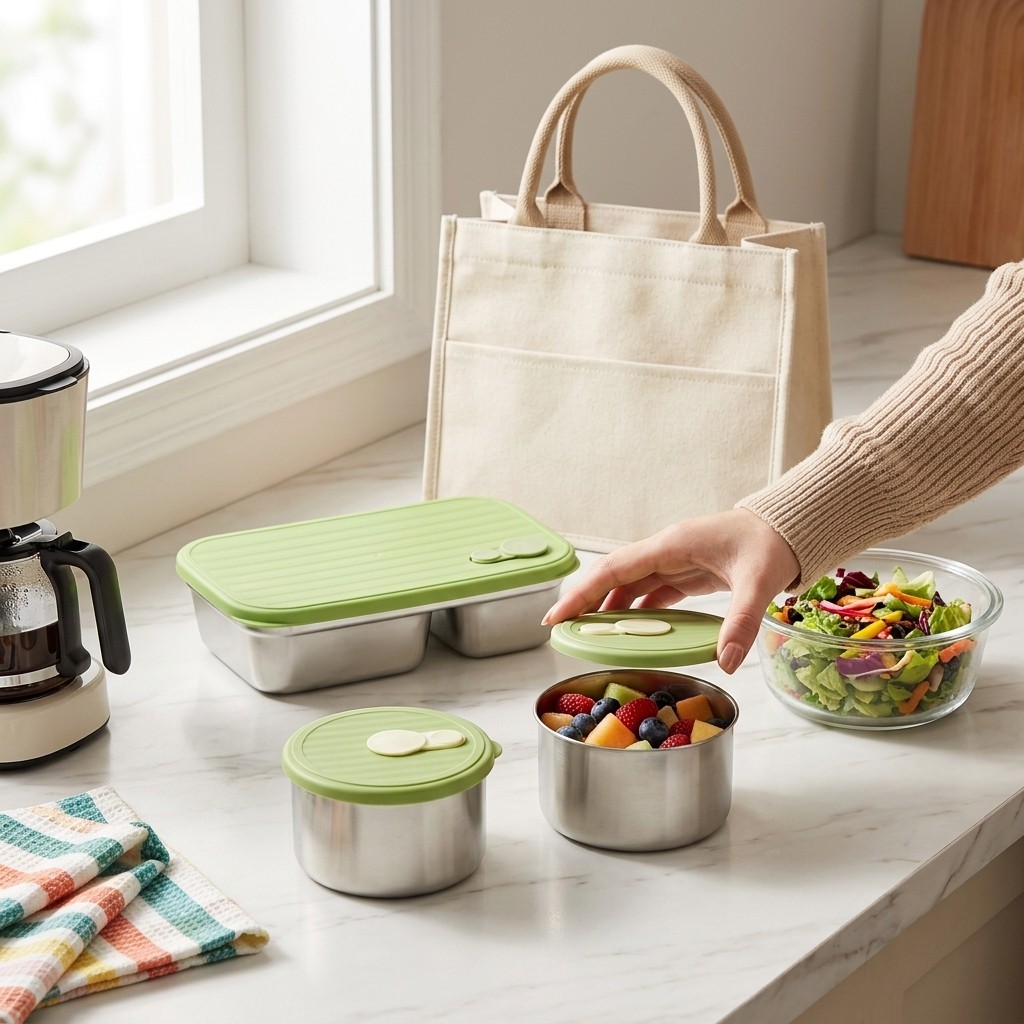 Contenitore per Pranzo in Acci - Meal Prep Kinder recensione e prezzo