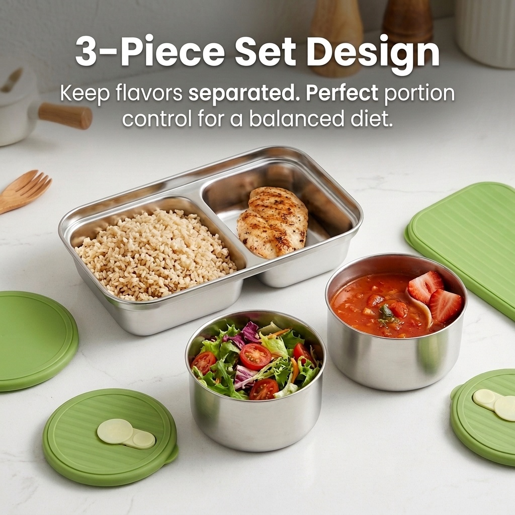 Contenitore per Pranzo in Acci - Meal Prep Kinder recensione e prezzo