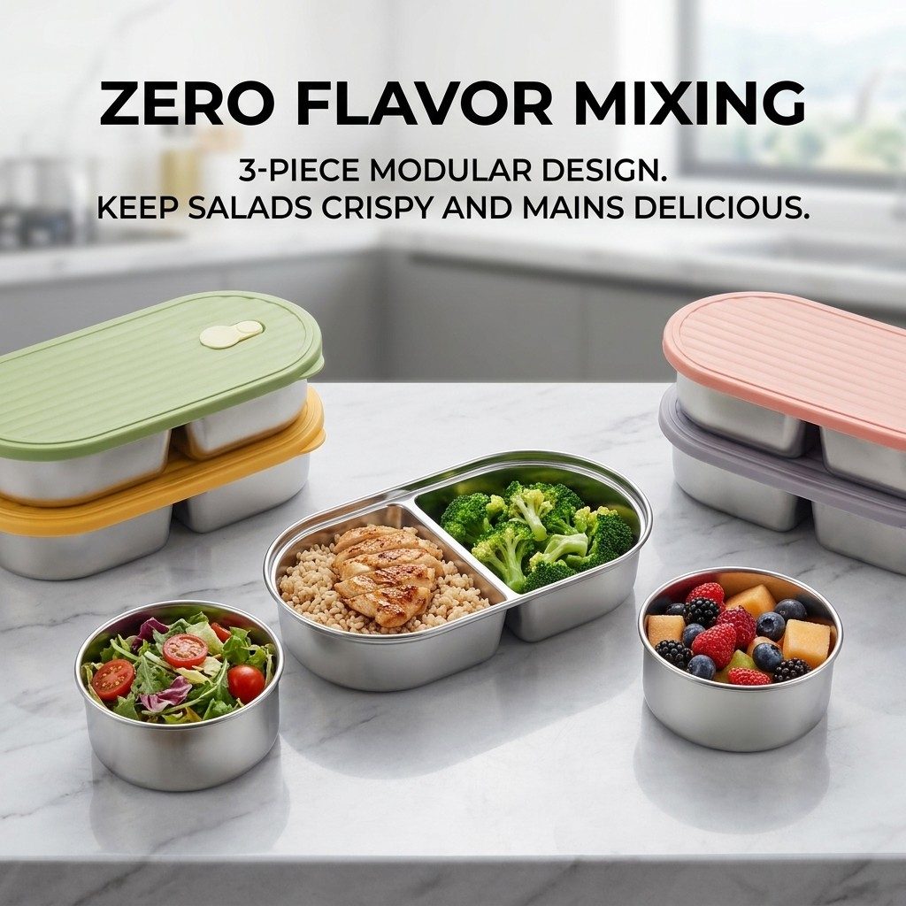 Set di Contenitori per Pranzo  - Meal Prep Kinder recensione e prezzo