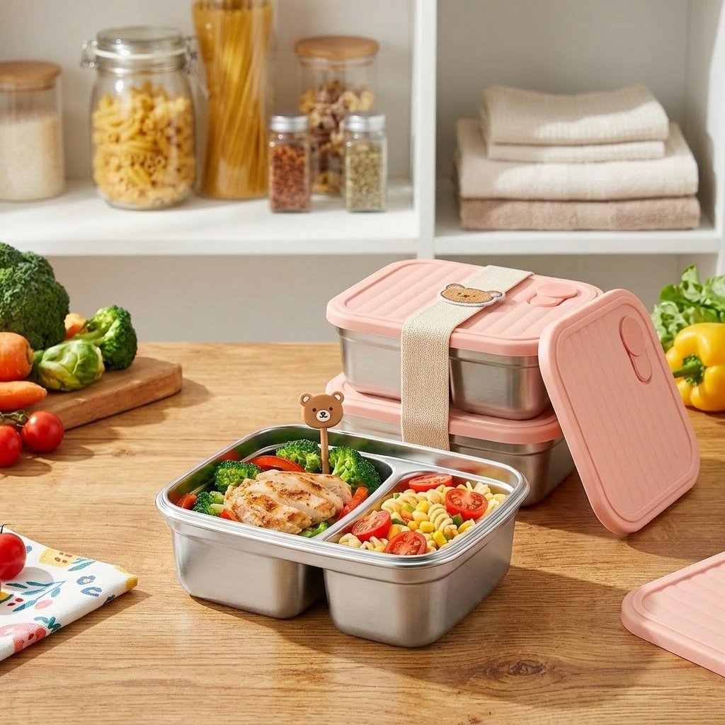 Contenitore per Pranzo in Acci - Meal Prep Kinder recensione e prezzo