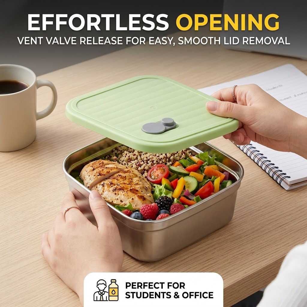 Contenitore per Pranzo in Acci - Meal Prep Kinder recensione e prezzo