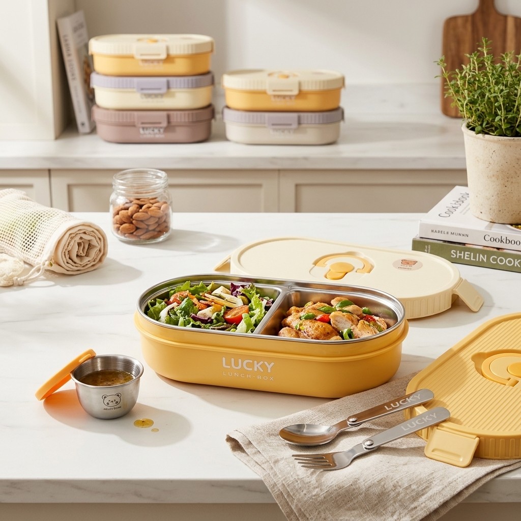 Contenitore per Pranzo in Acci - Meal Prep Kinder recensione e prezzo