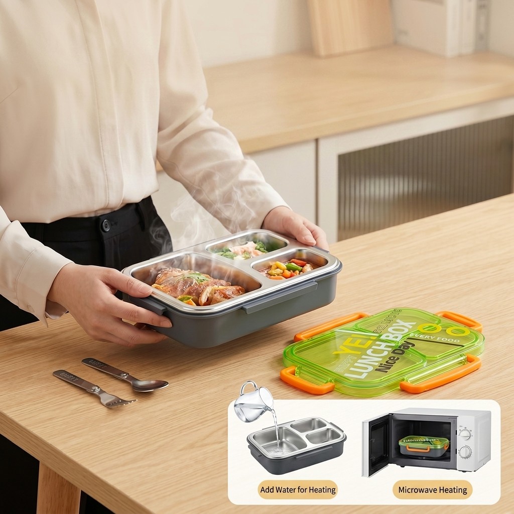 Contenitore per Pranzo in Acci - Meal Prep Kinder recensione e prezzo