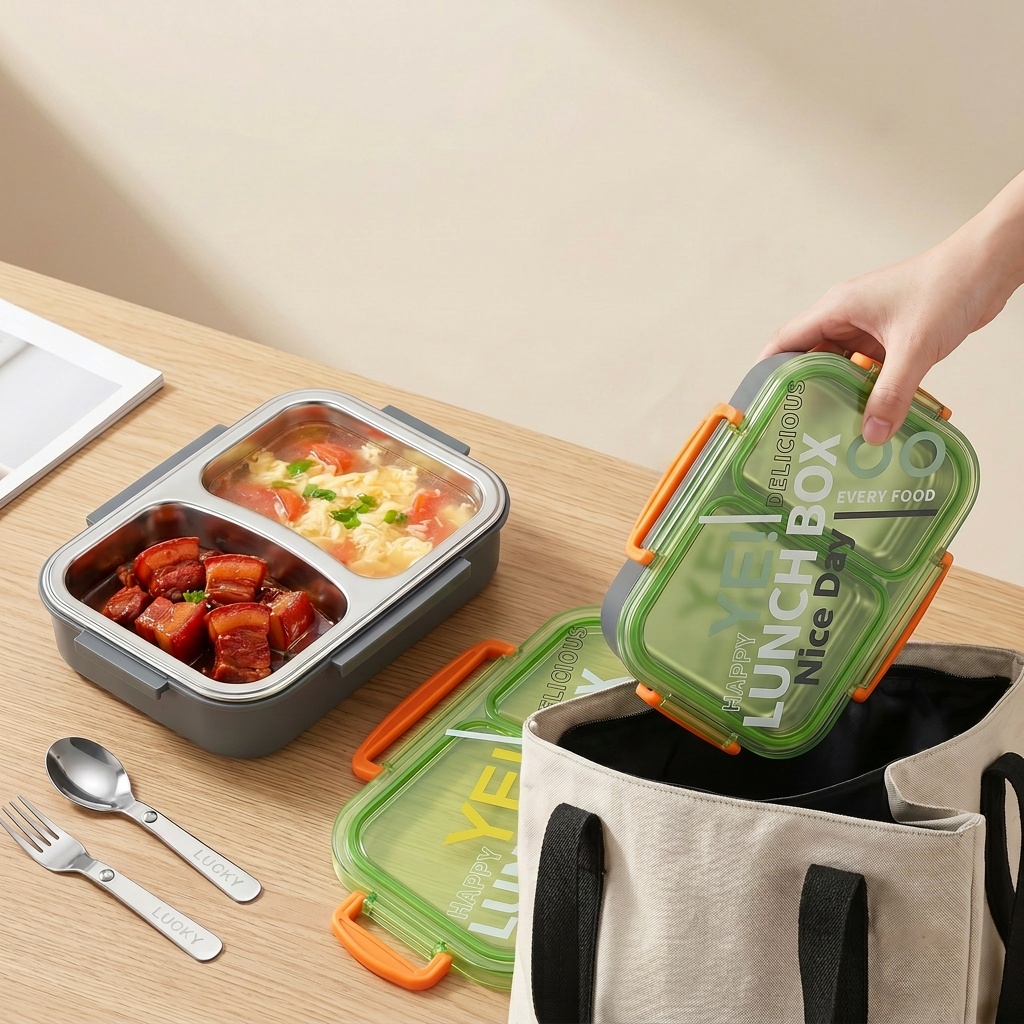 Contenitore per Pranzo in Acci - Meal Prep Kinder recensione e prezzo