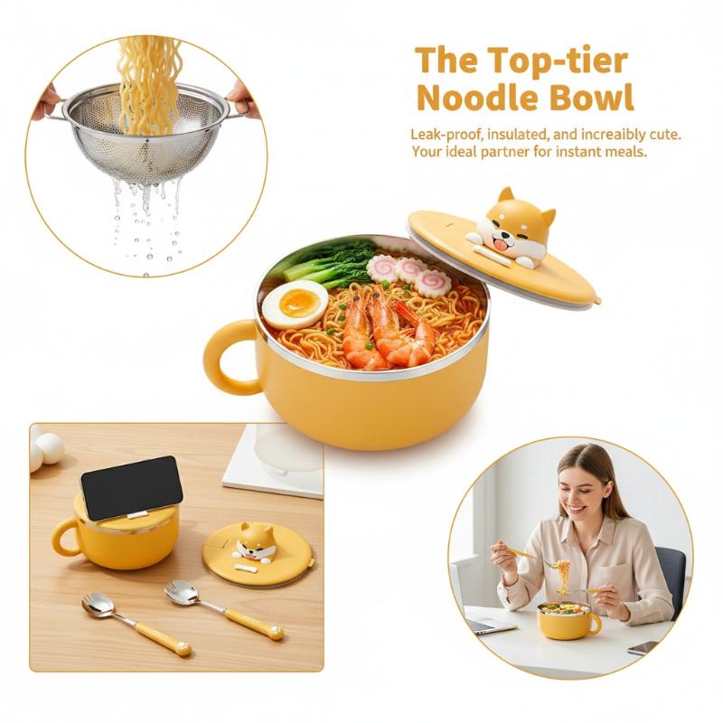 Ciotola per Noodle Istantanei  - Meal Prep Bowl recensione e prezzo