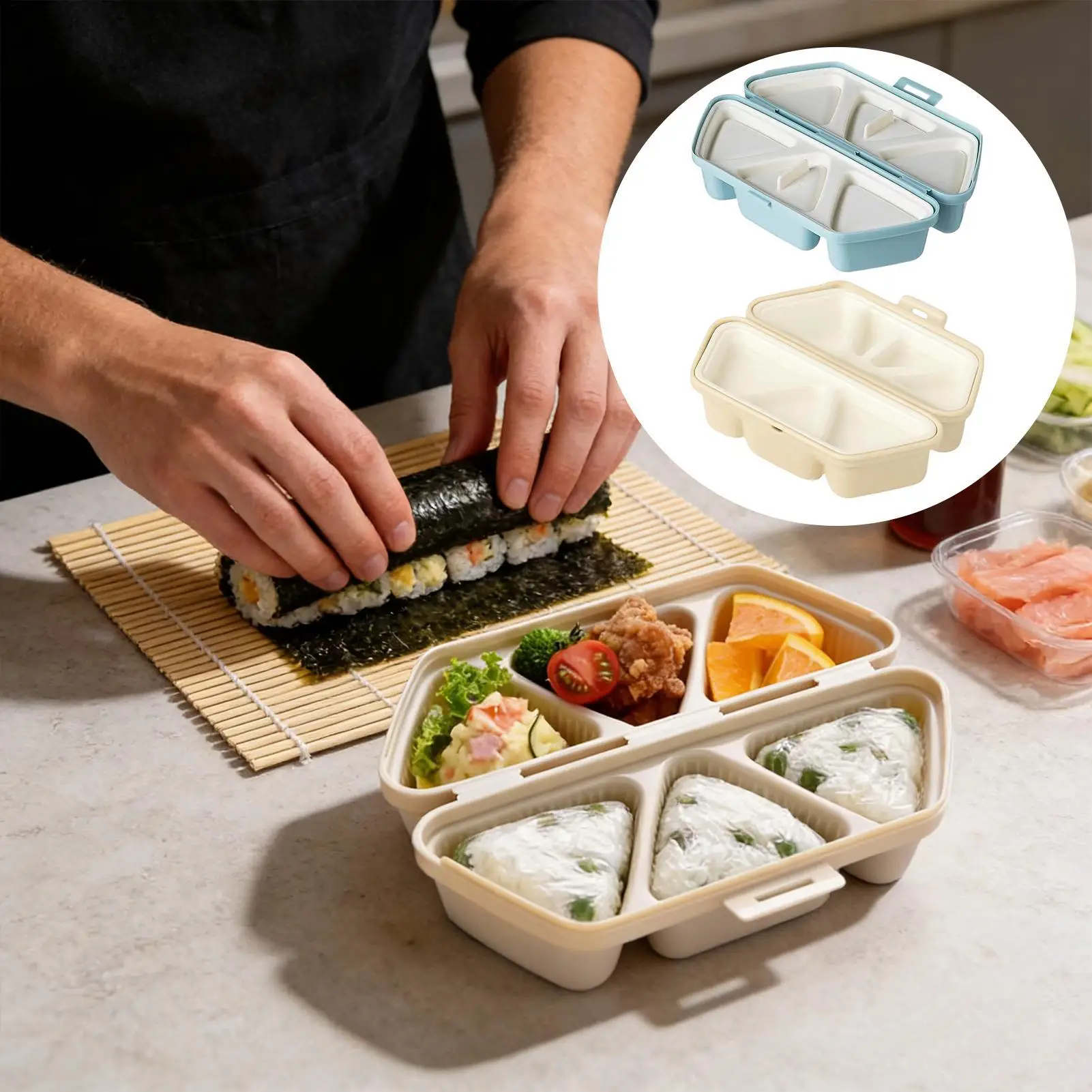Stampo per Sushi a 6 Cavità, S - Meal Prep Rice recensione e prezzo