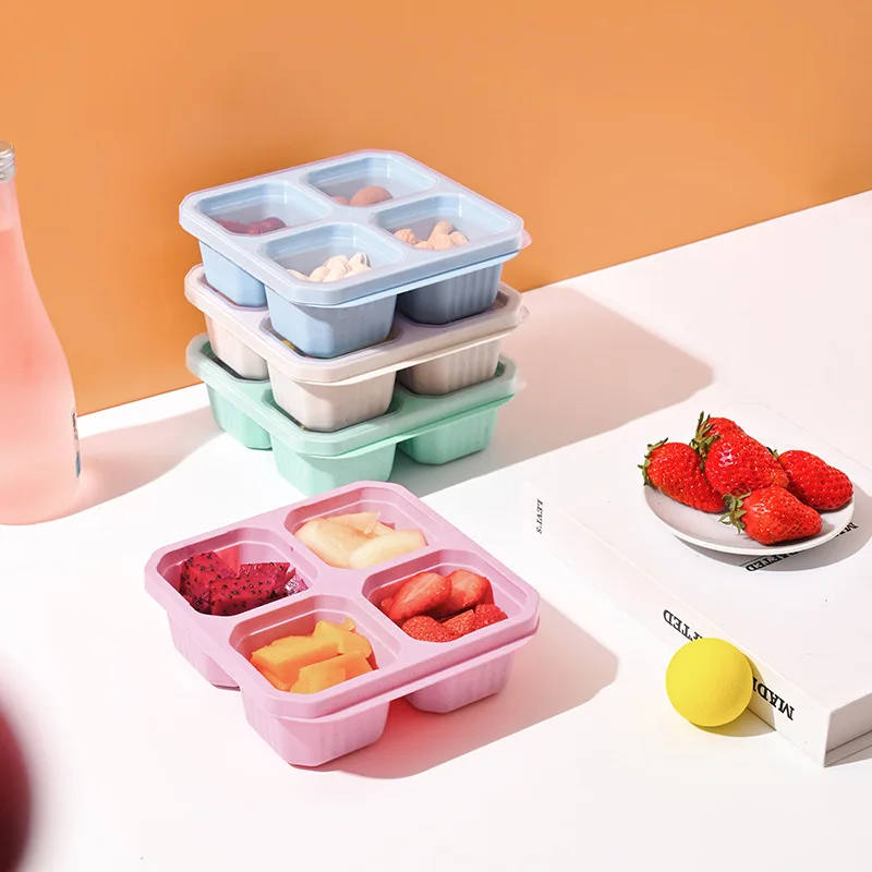 4 Grid Snack Box per bambini e - Meal Prep Kinder recensione e prezzo